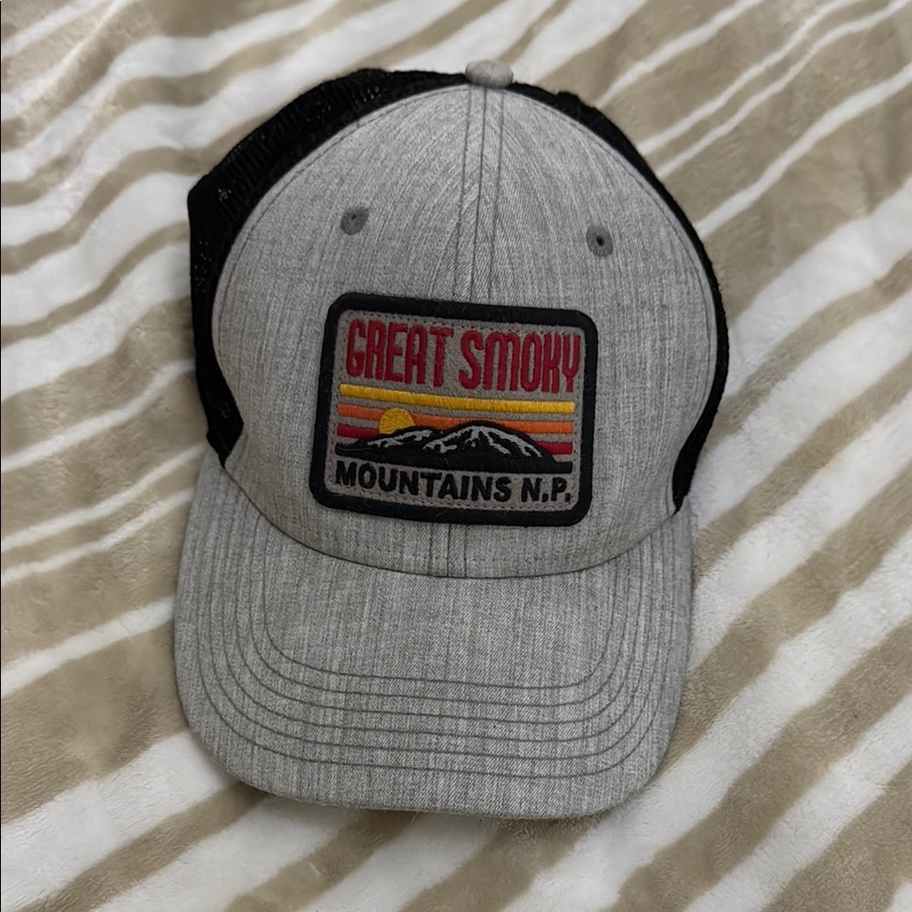 Gray and Black Great Smoky Mountains Hat